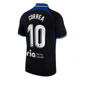 Herren Fußballbekleidung Atletico Madrid Angel Correa #10 Auswärtstrikot 2022-23 Kurzarm
